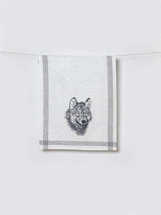 Geschirrhandtuch Wolf